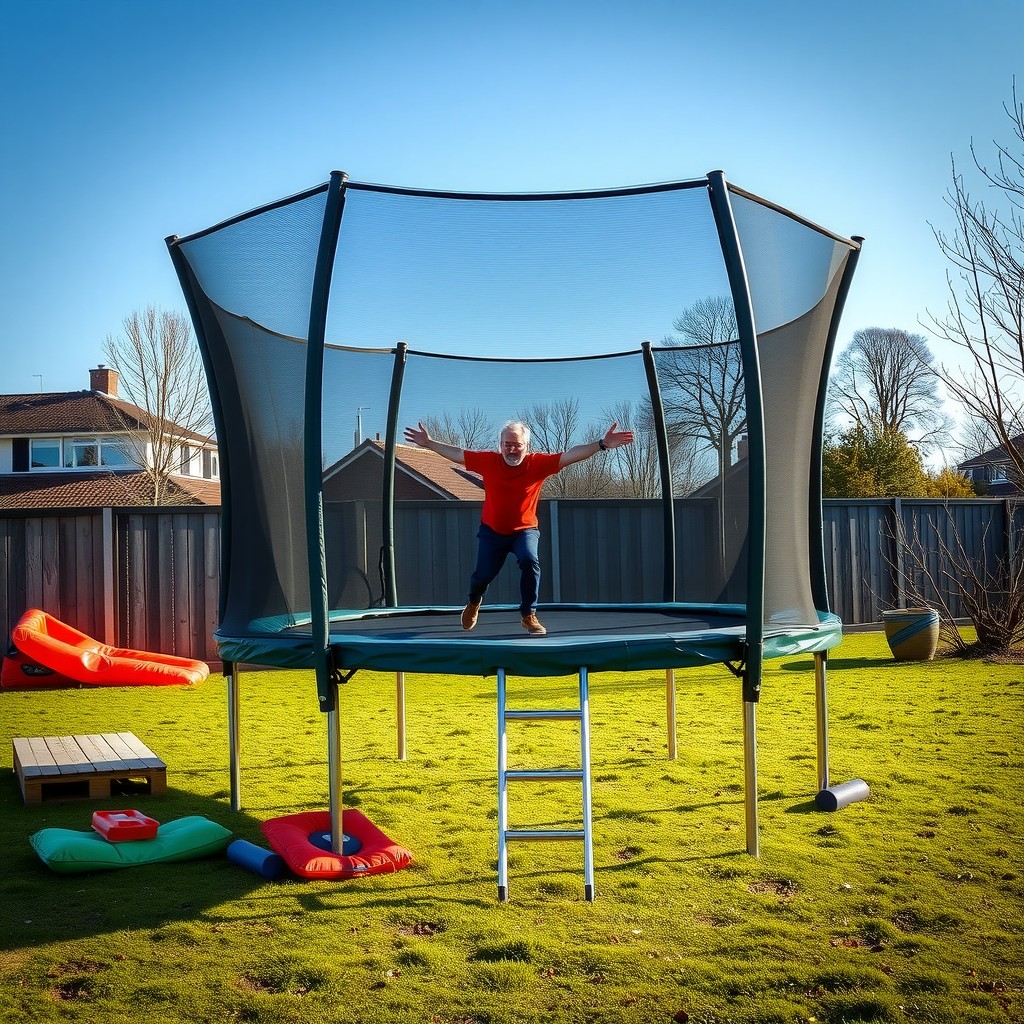 Kako postaviti trampolin na siguran način